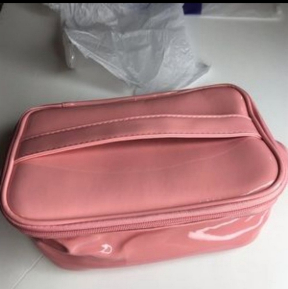 Pink Foldable Makeup Bag